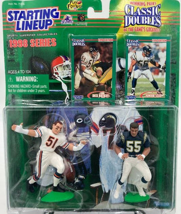 Starting Lineup 1998 Classic Doubles Dick Butkus Junior Seau
