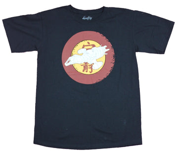 Firefly Serenity Mens T-Shirt  - Serenity Firefly Ship in Red Yellow Logo