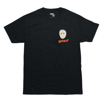 Friday the 13th  Mens T-Shirt - Lapel Jason Mask Day Everyone Fears Back