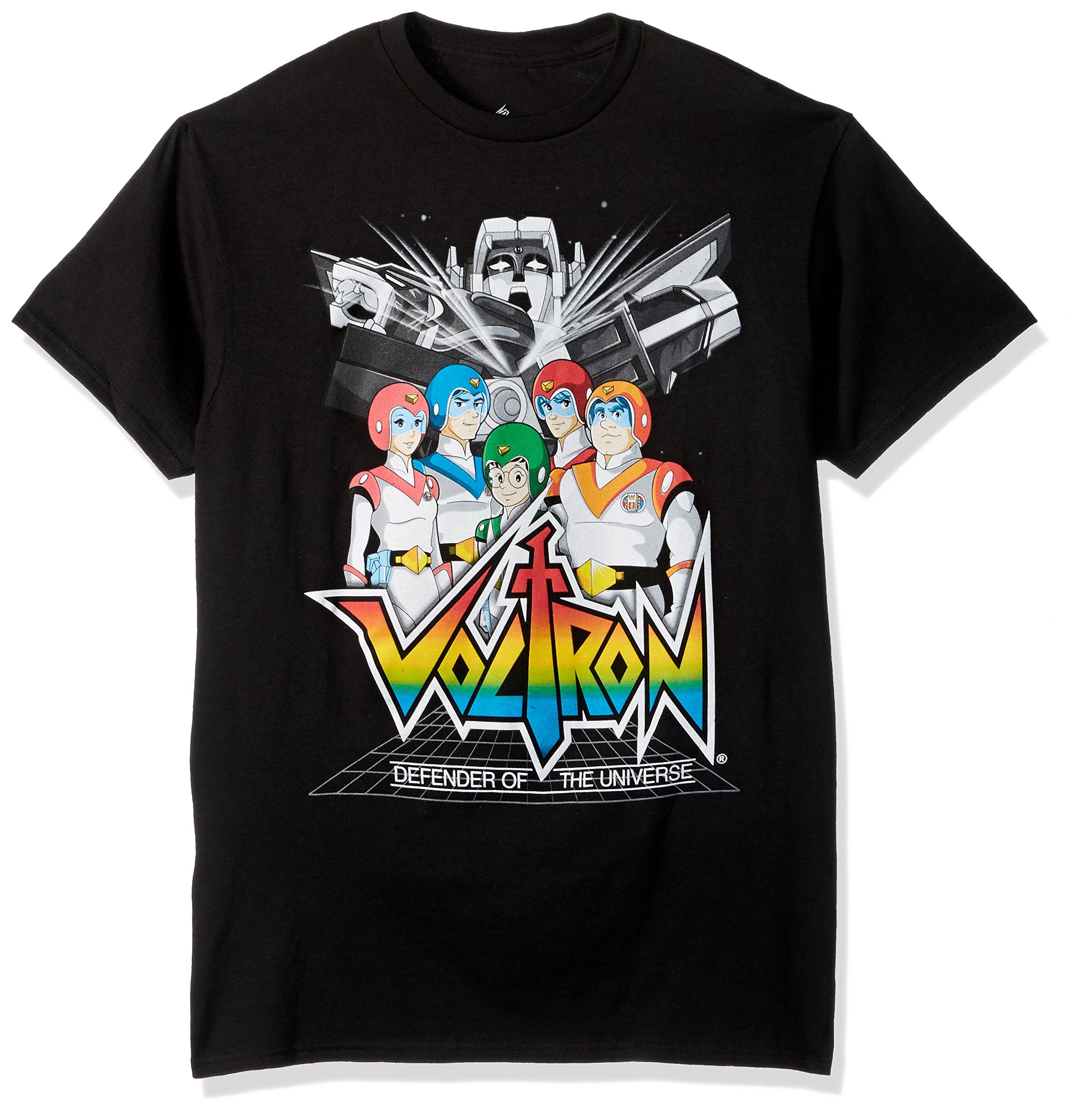 Voltron Mens T-Shirt - Team Picture Defender of The Universe