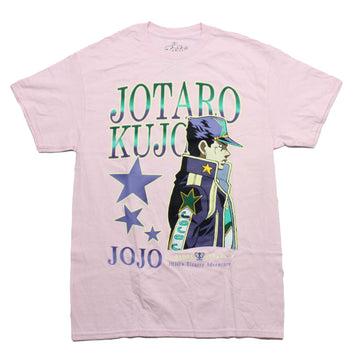Jojo's Bizarre Adventure Mens T-Shirt - Jotaro Kujo Name Above Jojo Image