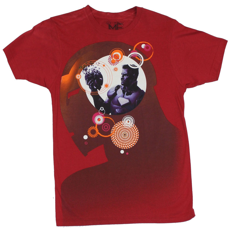 Iron Man (II) (Marvel Comics) Mens T Shirt  - Tony Starks Speculates on Red