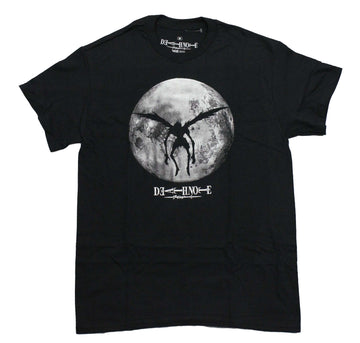 Death Note Mens T-Shirt - Ryuk Winged In Front of Moon