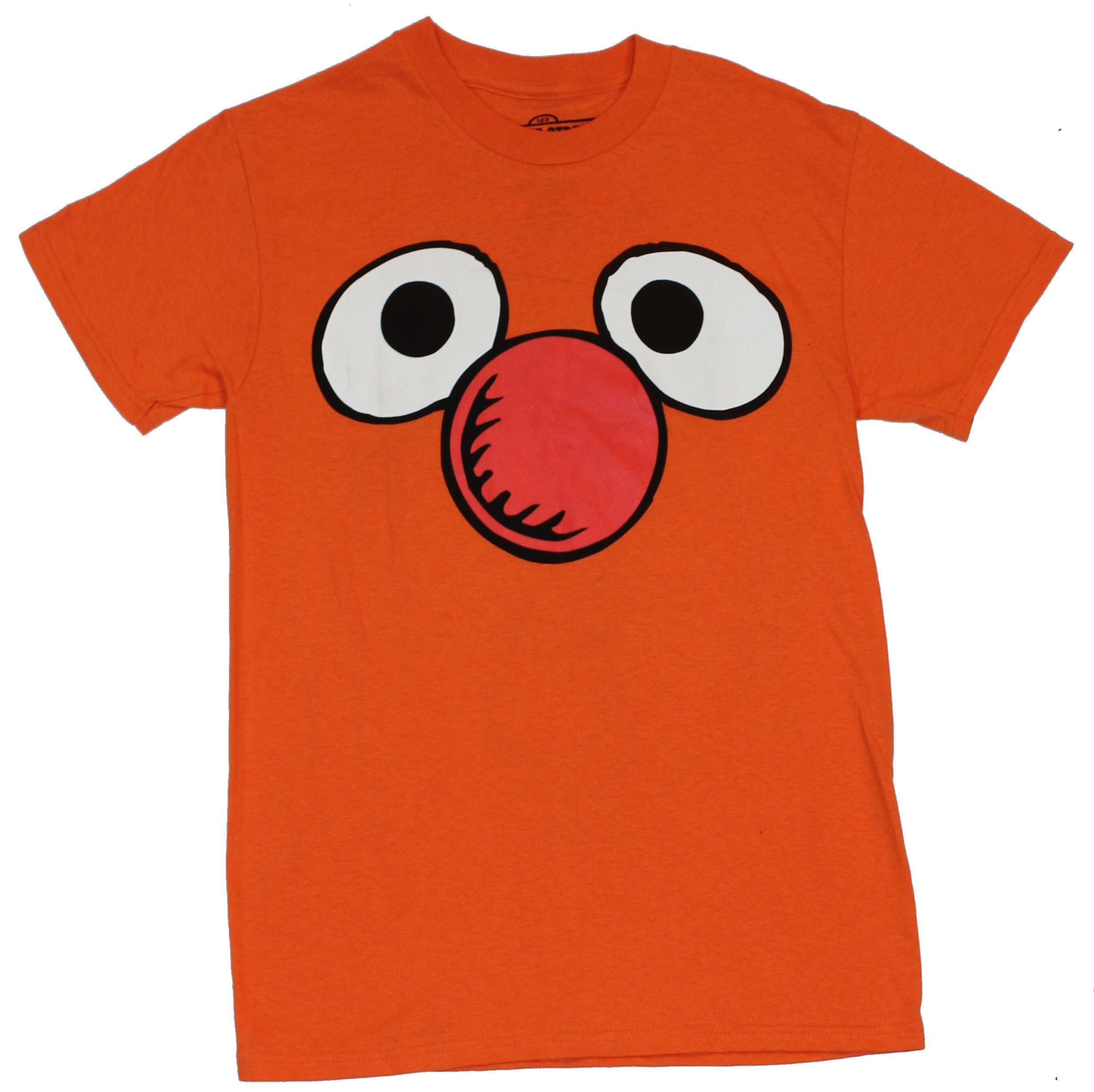 Sesame Street Mens T-Shirt -  Giant Ernie Nose and Eyes Image