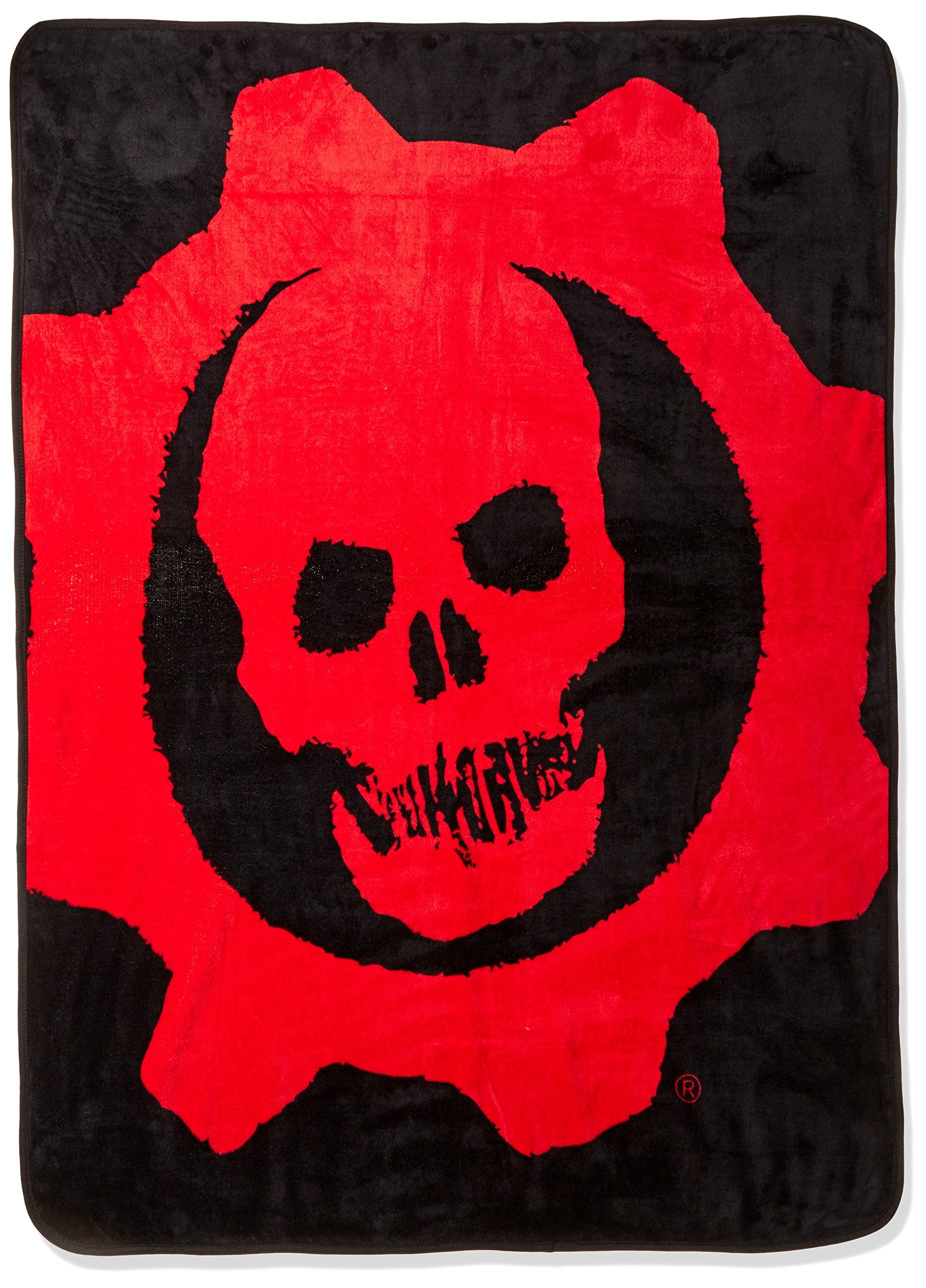 Bioworld Men's Gears of War Logo Throw Blanket