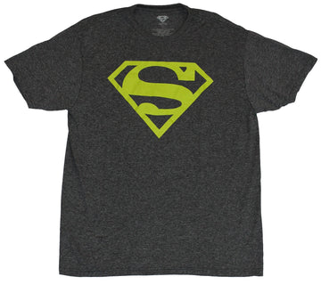 Superman (DC Comics) Moisture Wicking Mens T-Shirt - Classic Neon Yellow