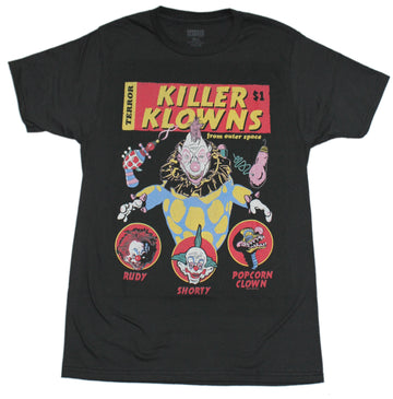 Killer Klowns From Outer Space Mens T-Shirt  - Comic Style Image