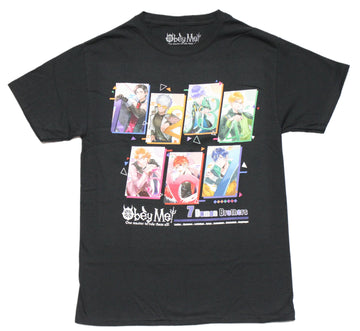 Obey Me One Master to Rule Them All Mens T Shirt - 7 Demon Brothers