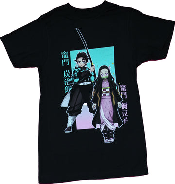 Demon Slayer Mens T-Shirt - Nezuko & jiro Sce on  Box
