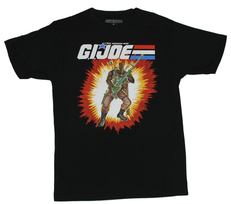 GI Joe (G.I. Joe)  Mens T-Shirt - Roadblock Action Figure Package Artwork