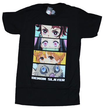 Demon slayer Mens T-Shirt - Stacked Eye Bars Image