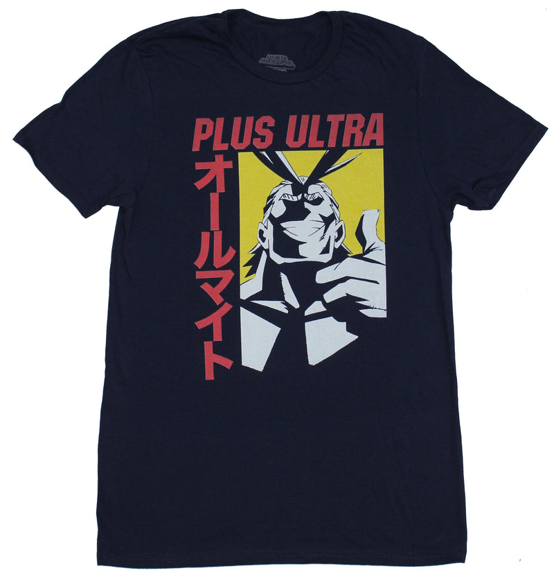 My Hero Academia Mens T-Shirt - All Might Plus Ultra Portrait Box Image