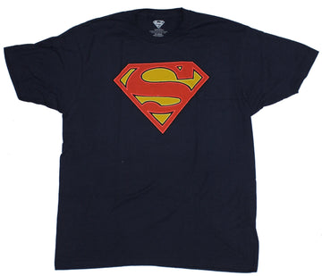 Superman Dc Comics Mens T-Shirt - Classic Red Yellow Chest Logo