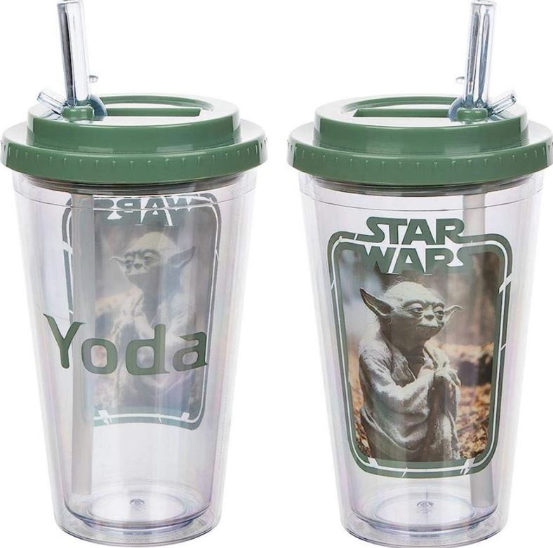 Star Wars 16oz. Insulated Acrylic Travel Tumbler Straw Flip Cup