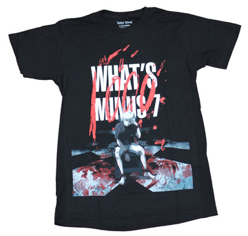 Tokyo Ghoul Mens T-Shirt - What's Minus 7 Messy Seated Image