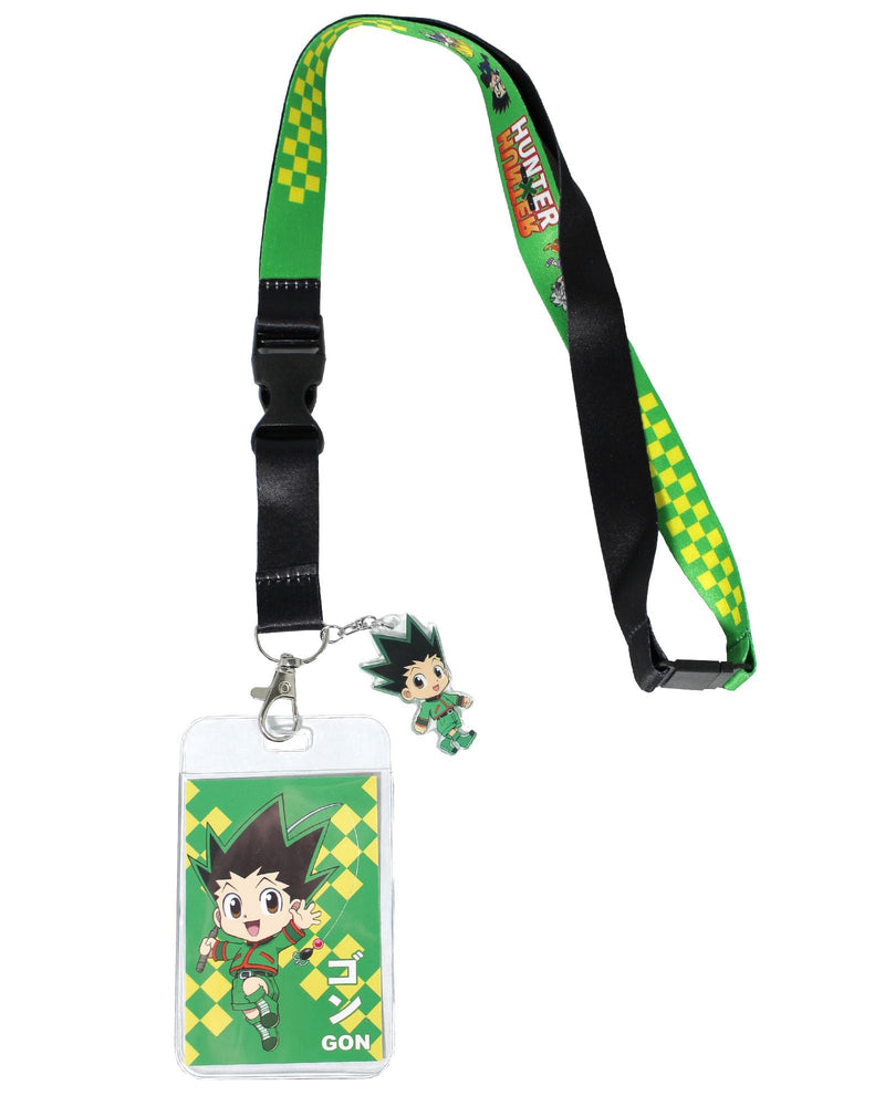 Hunter X Hunter Gon Merch ID Badge Holder Breakaway Lanyard w/Acrylic Charm