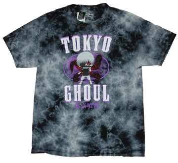 Tokyo Ghoul Mens T-shirt - Tie Dye  Chibi Image