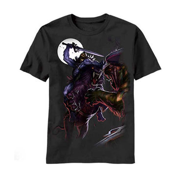 Masters of the Universe Mens T-Shirt - Skeletor Riding Panthor In Battle