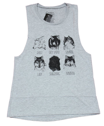 Game of Thrones  Girls Juniors Tank Top  -  Collection of Dire Wolves Image