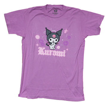 Kuromi Girls  Juniors T-Shirt - Deviouos Smile in Magicla Symbols