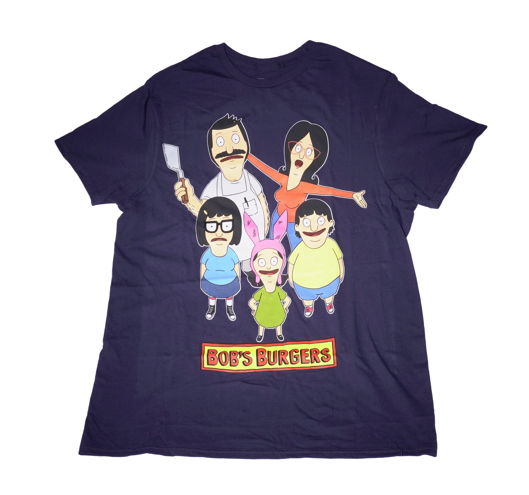 Bob's Burgers Mens T-Shirt - Standing Family Group Image