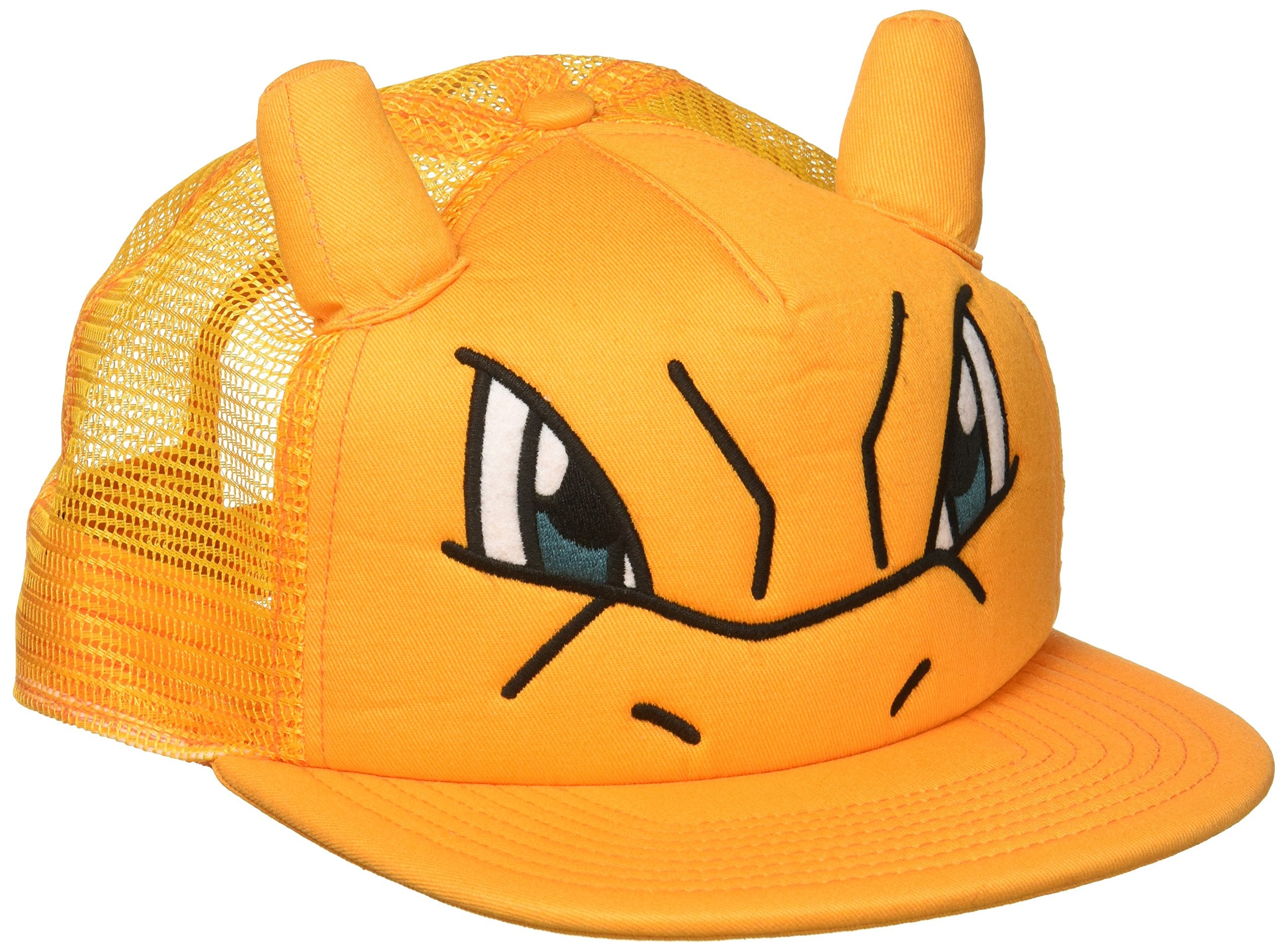Bioworld Pokemon Charizard Big Face Trucker Snapback Hat with Ears