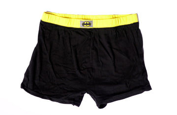 DC Batman Simple Black & Yellow Boxer Sleep Shorts