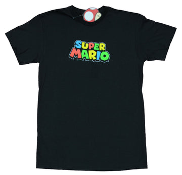 Super Mario Brothers Mens T-Shirt - Colorful Super Mario Logo
