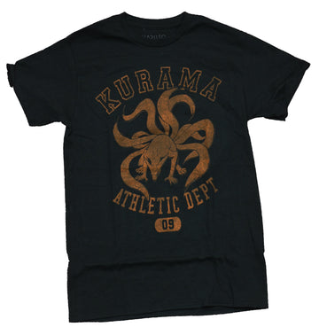 Naruto Shippuden Mens T-Shirt - Kurama Athletic Department 09 Distressed