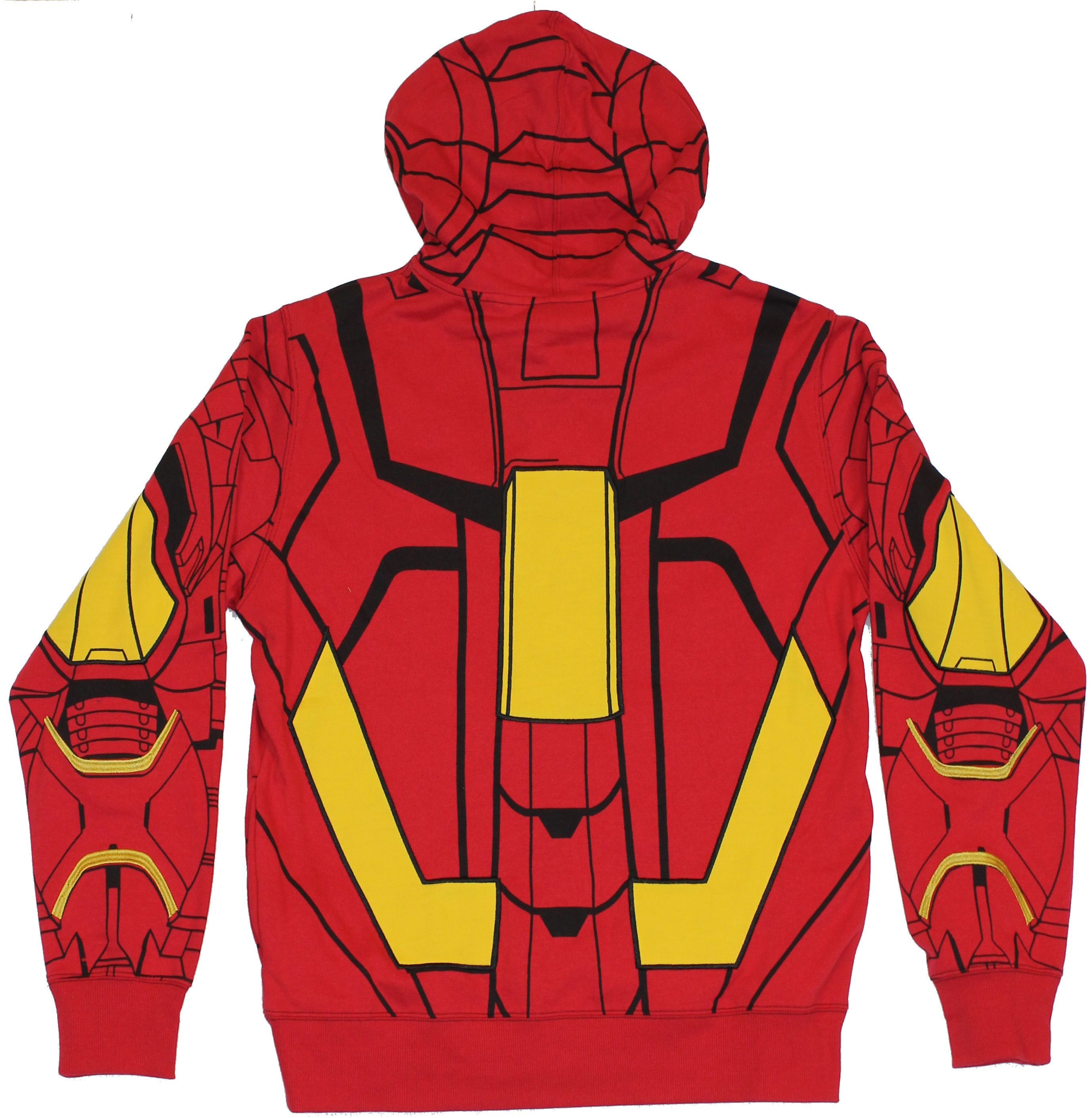 Iron Man (Marvel Comics) Mens Hoodie Sweatshirt - Mark 4  Costume w Std Hood