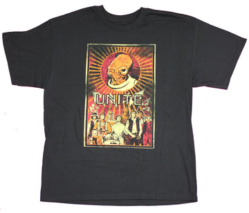 Star Wars Mens T-Shirt - Unite Admiral Ackbar Over Rebels Image