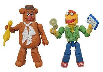 Minimates 2-Pack- The Muppets- Fozzie Bear & Scooter