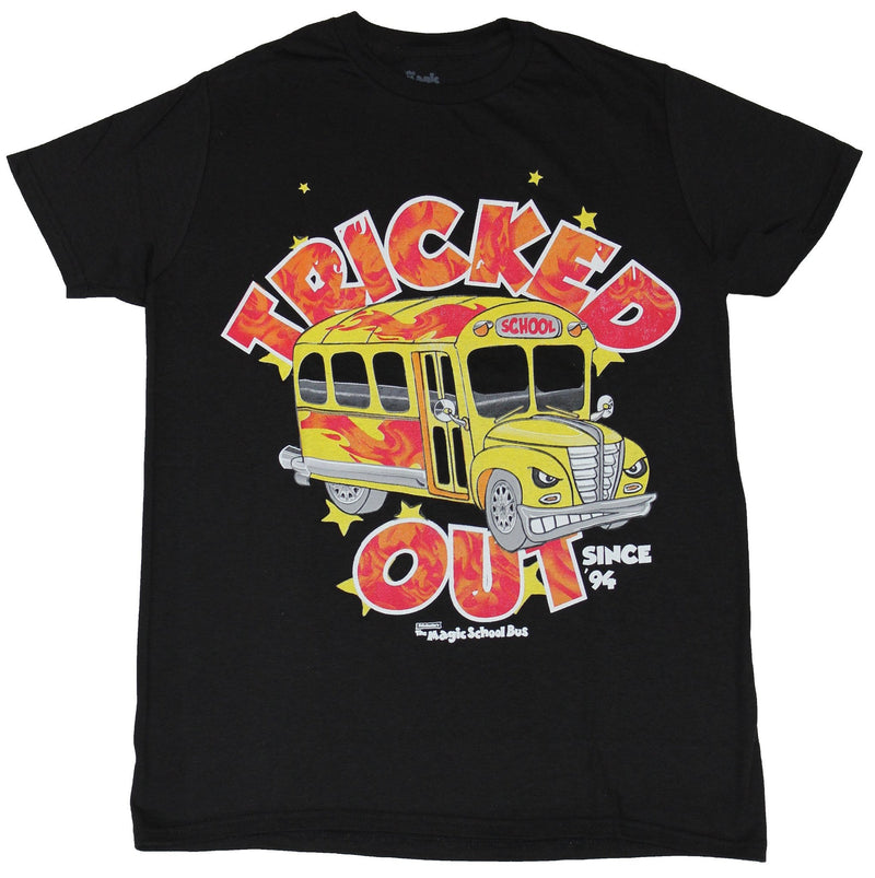 The Magic School Bus Mens T-Shirt  - Tricked Out Flying Bus Image