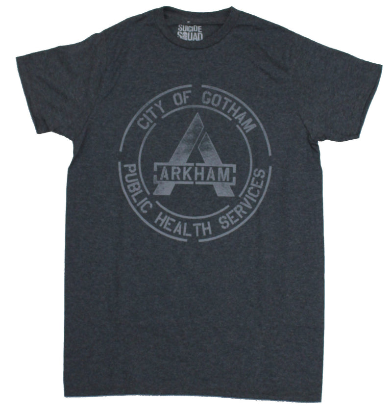 Suicide Squad Mens T-Shirt - Arkham Asylum Logo Image