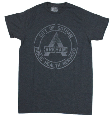 Suicide Squad Mens T-Shirt - Arkham Asylum Logo Image