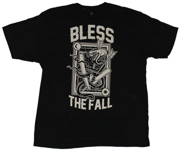 Bless the Fall Mens T-Shirt - Blessthefall Knife Arrow Cobra Card Image