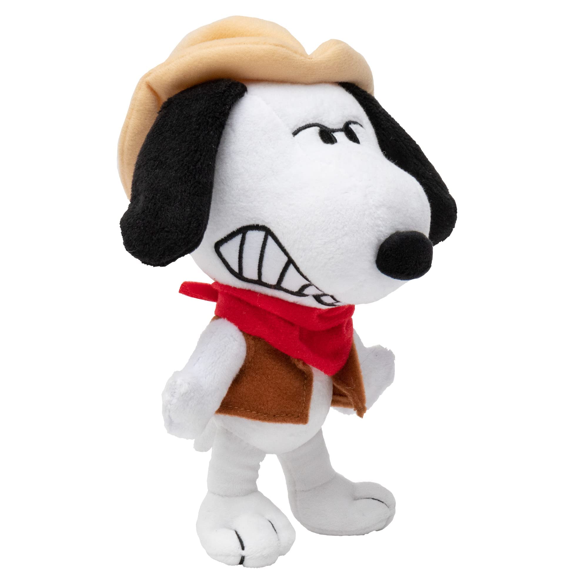 JINX Official Peanuts Collectible Plush Snoopy Cowboy, Excellent Plush