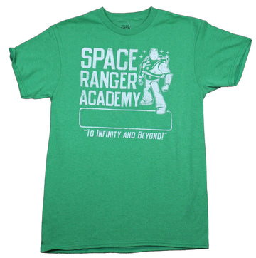 Toy Story Mens T-Shirt  - Distressed Space Ranger Academy Buzz Lightyear