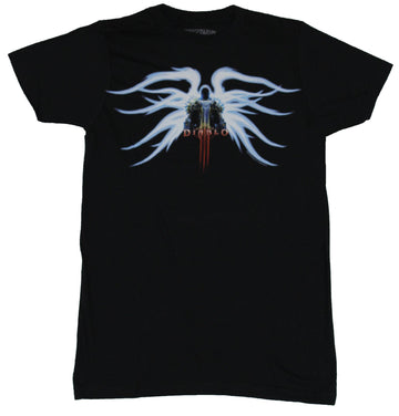 Diablo III Mens T-Shirt  - Smokey Wings Game Image Box Art