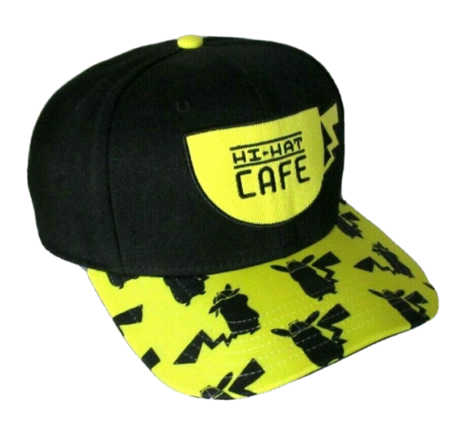 Pokémon Detective Pikachu Hit Hat Café Yellow & Black Snapback Hat