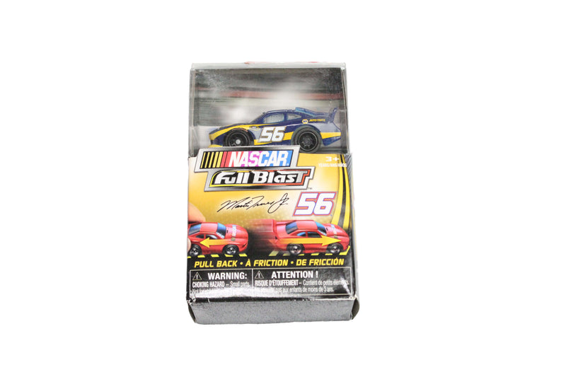 NASCAR Martin Truex JR. #56 1:64 FULL BLAST Pull Back Car - Inmyparentsbasement.com