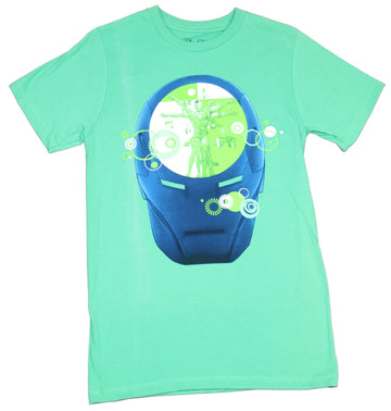 Iron Man Marvel Comics  Mens T-Shirt - Vitruvian Iron Man in The Mask