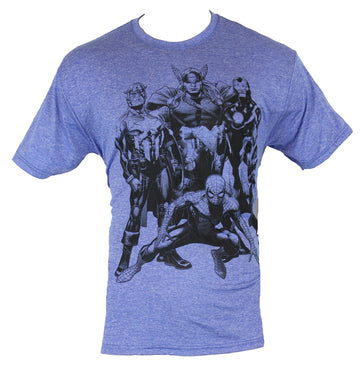 Marvel Comics Moisture Wicking Mens T-Shirt -  Muscular 4 Big Guns Image