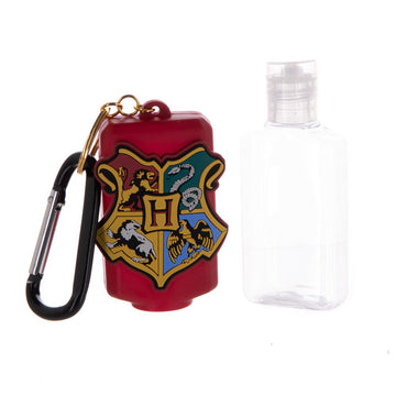 Harry Potter Hogwarts Plastic Bottle Holder Keychain W/ 1 oz. Reusable Bottle