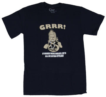 Firefly Serenity Mens T-Shirt - GRRR! I Wishes Were Horses We'd BE Eating Steaks