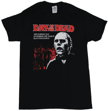 Day of the Dead Mens T-Shirt - the Darkest Day of Horror Image