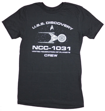 Star Trek Discovery Mens  T-Shirt - U.S.S. Discovery NCC-1031 Crew Image