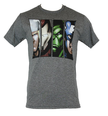 The Avengers Moisture Wicking Mens T-Shirt - Main 4 Side Bar Face Image