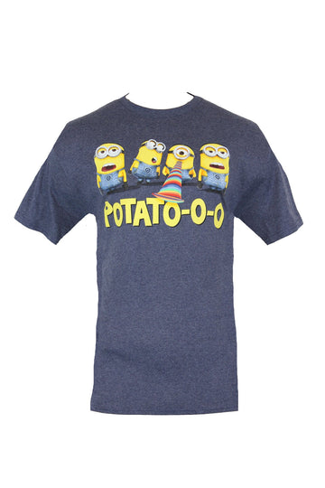 Despicable Me Mens T-Shirt - Potato-o-o Four Minion Image