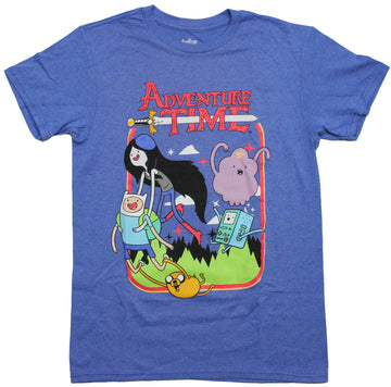 Adventure Time Mens T-shirt - Marceline Finn & Jake Holding On